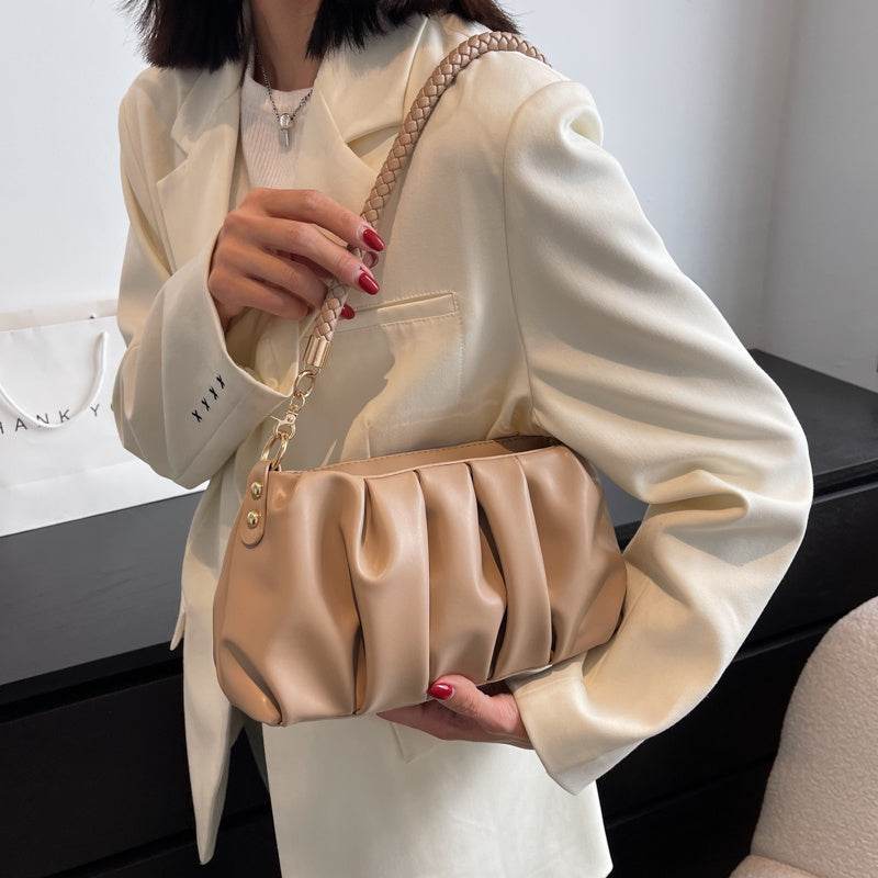 Small Soft PU Leather Underarm Handbags - MYLUXURY LANE ENTERPRISE