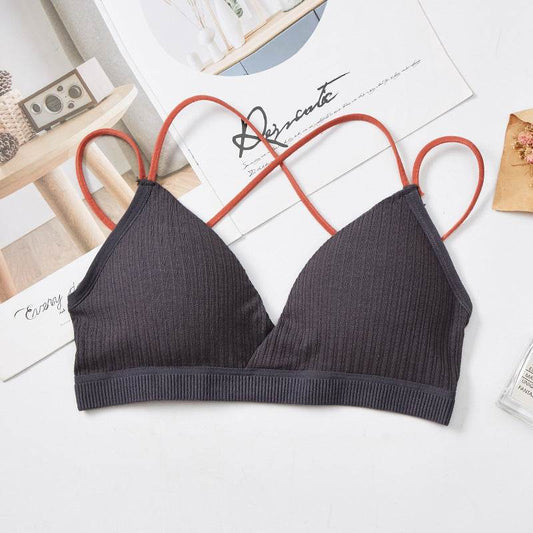 French Triangle Cup Mixed Color Sling Wrapped Chest Japanese - MYLUXURY LANE ENTERPRISE
