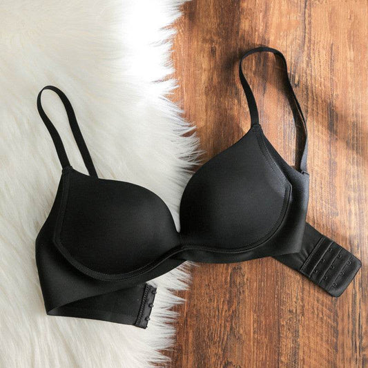 Ladies Gathering No Steel Ring Simple Breathable Underwear Bra - MYLUXURY LANE ENTERPRISE