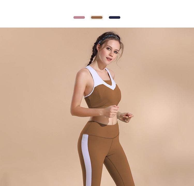 Stitching sports bra yoga - MYLUXURY LANE ENTERPRISE