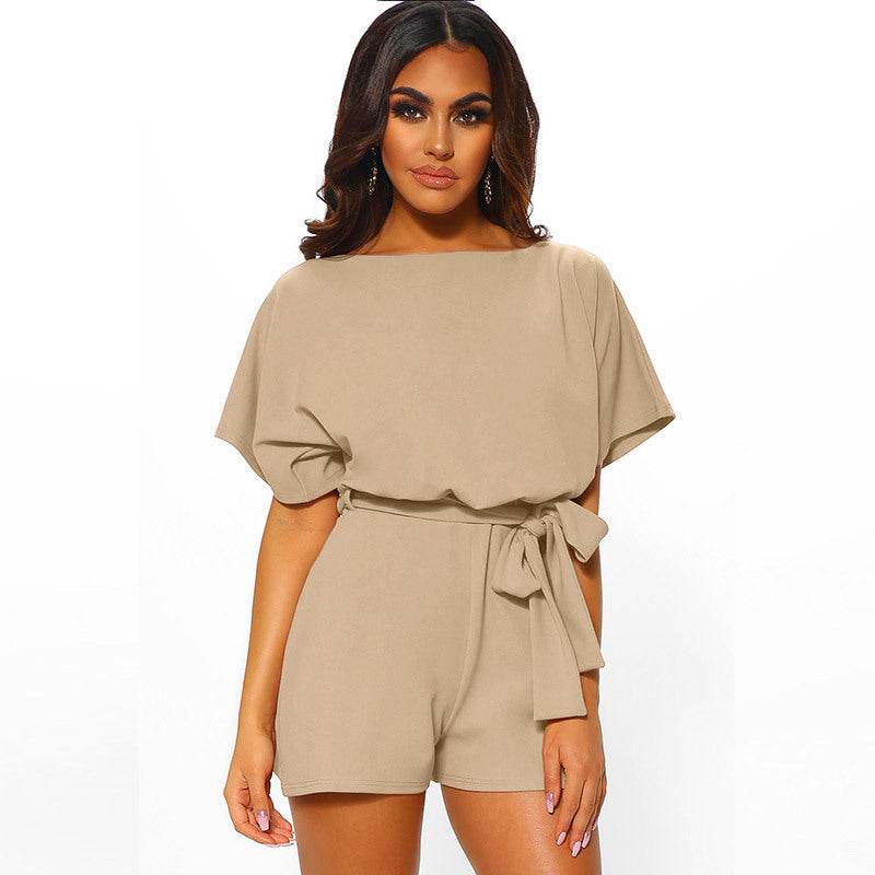 Summer fashion hot models jumpsuit shorts - MYLUXURY LANE ENTERPRISE