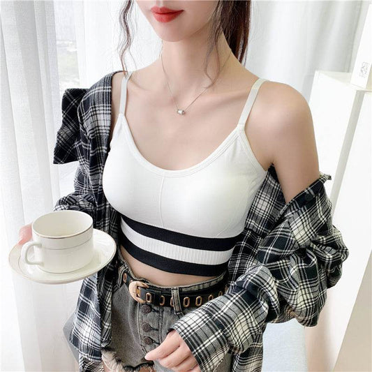 Explosive underwear strap wrap chest bottoming shirt - MYLUXURY LANE ENTERPRISE