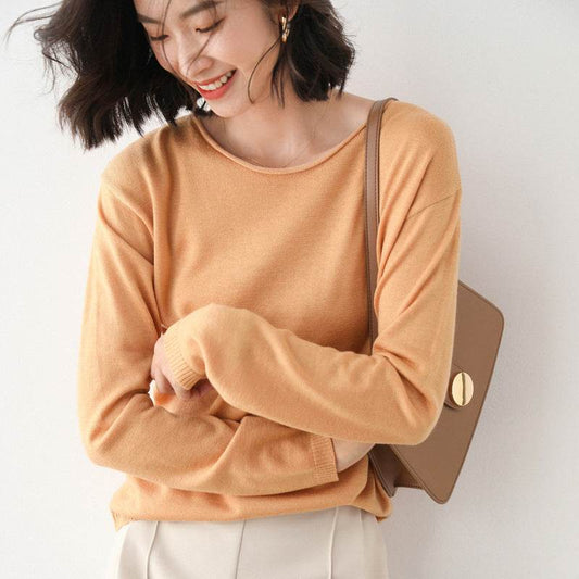 Korean Style Loose Inner Sweater Women All-match Bottoming Shirt - MYLUXURY LANE ENTERPRISE