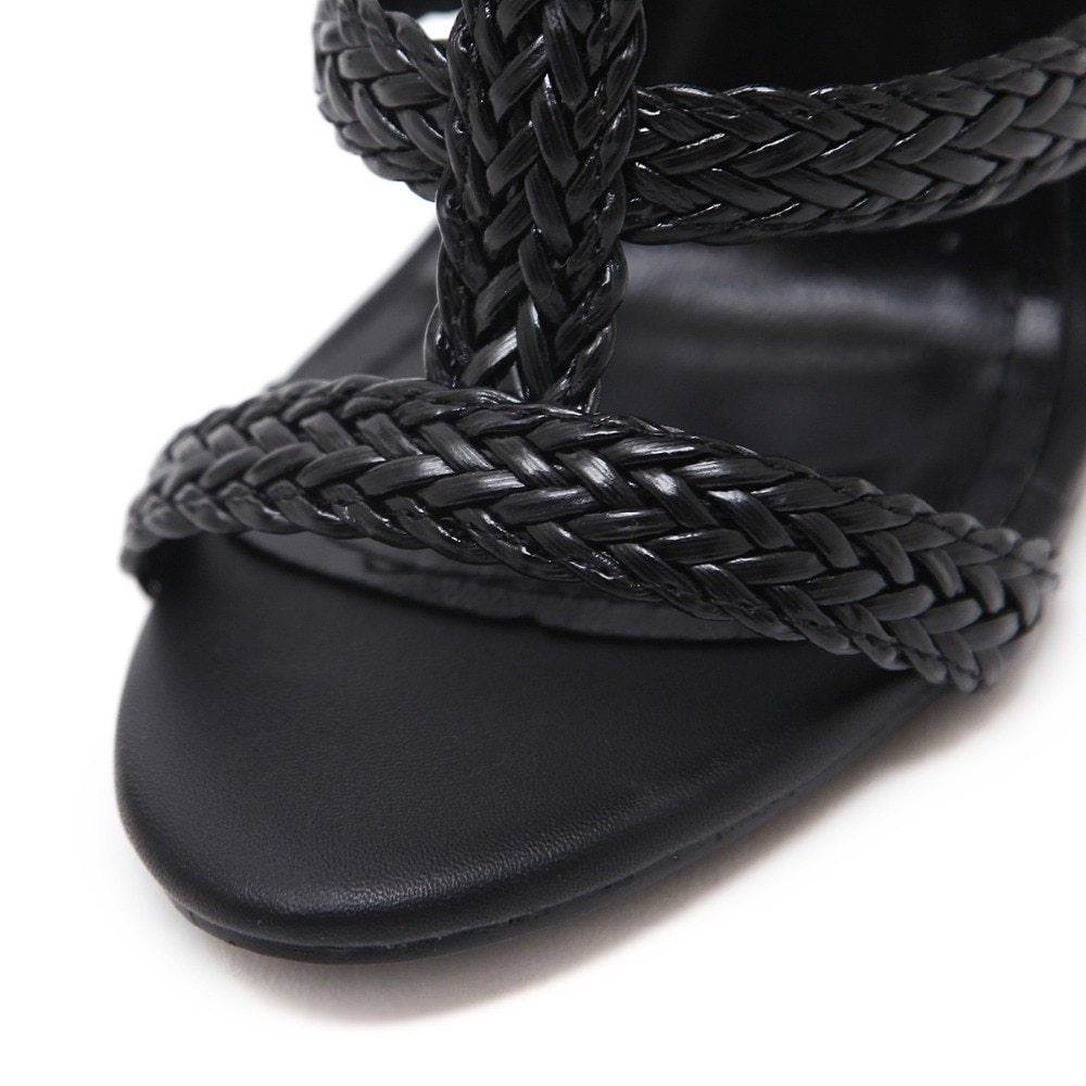Braid High Heel Sandals - MYLUXURY LANE ENTERPRISE