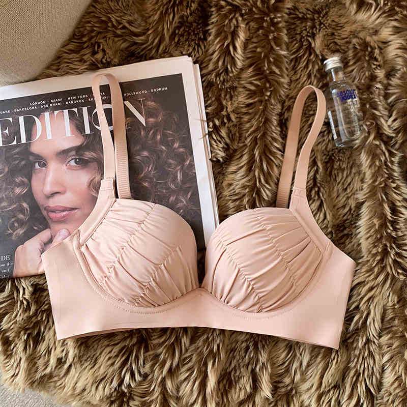 Women's Small Chest Push Up Top Thin Bottom Thick Without Steel Ring Anti-SAG Bra - MYLUXURY LANE ENTERPRISE