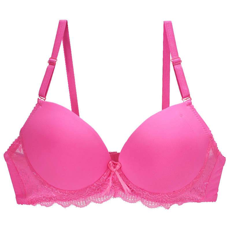 Plus Size Glossy Surface Without A Scratch Women's Underwear Gathering Bra - MYLUXURY LANE ENTERPRISE