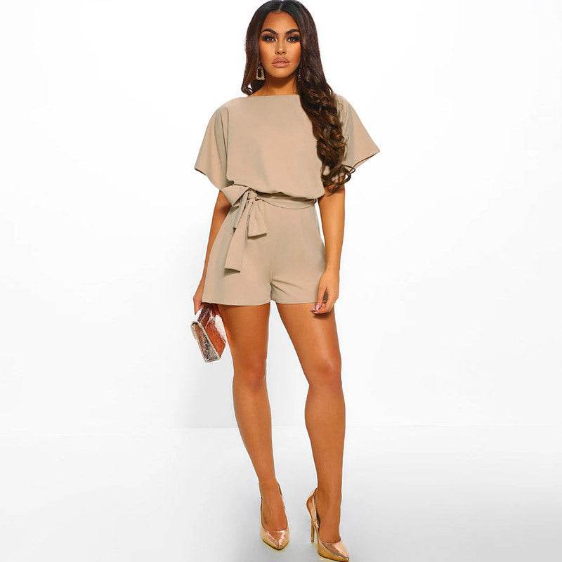 Summer fashion hot models jumpsuit shorts - MYLUXURY LANE ENTERPRISE