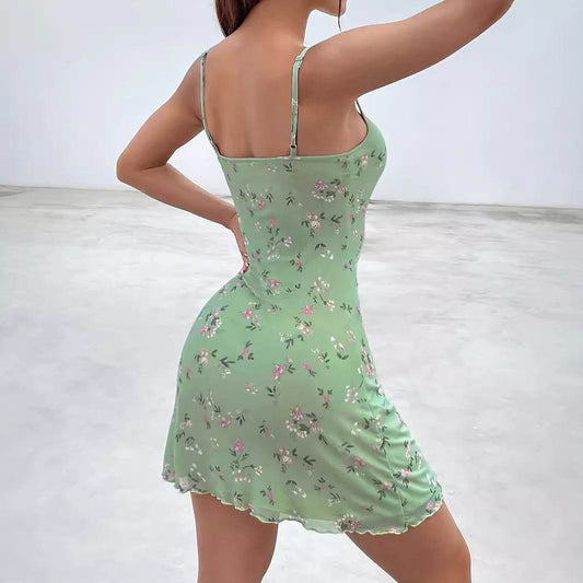 Elegant Slim Fit Hip Spaghetti Straps Dress Women - MYLUXURY LANE ENTERPRISE