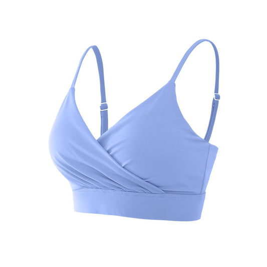 Cross Strap Hollow Yoga Wear Hollow Tight Sling Sports Top Bra Casual - MYLUXURY LANE ENTERPRISE