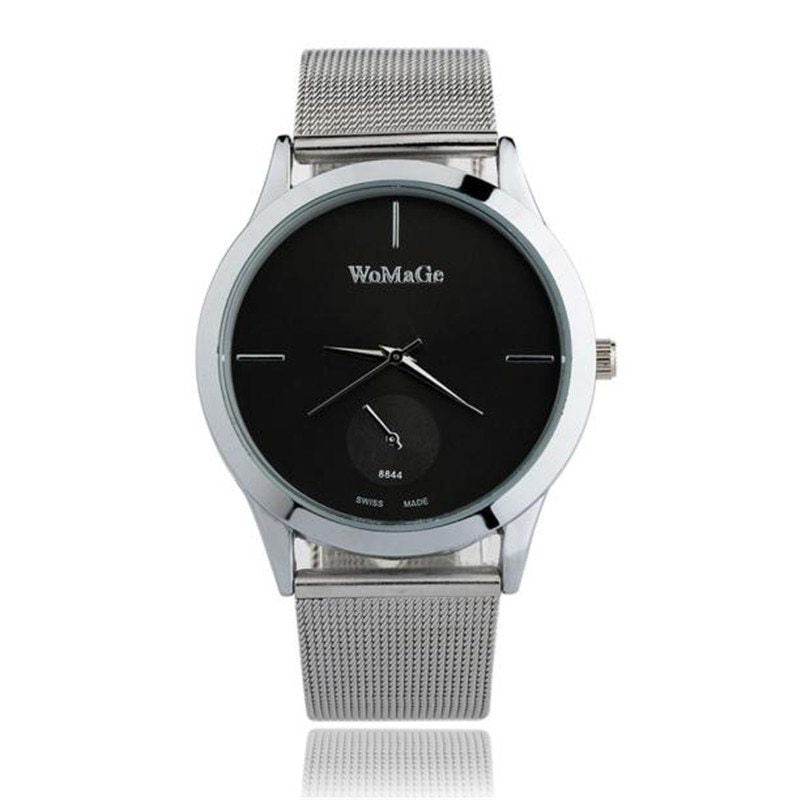 Fashion Alloy Belt Mesh Watch Unisex women's watches Minimalist Style Quartz Watch relogio feminino saat Watches for women - MYLUXURY LANE ENTERPRISE