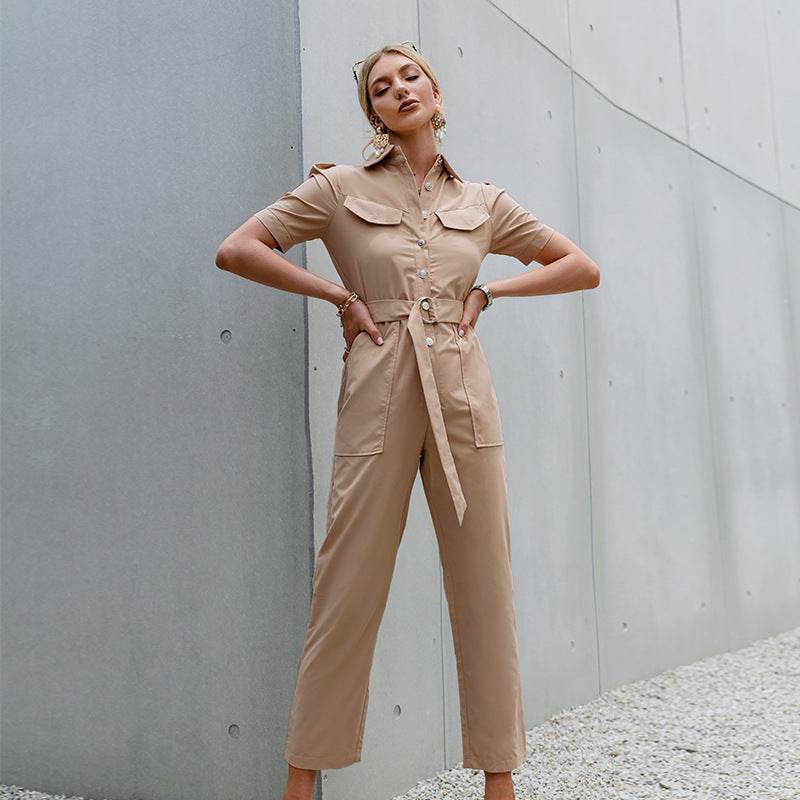 European And American High Street Style Jumpsuit - MYLUXURY LANE ENTERPRISE