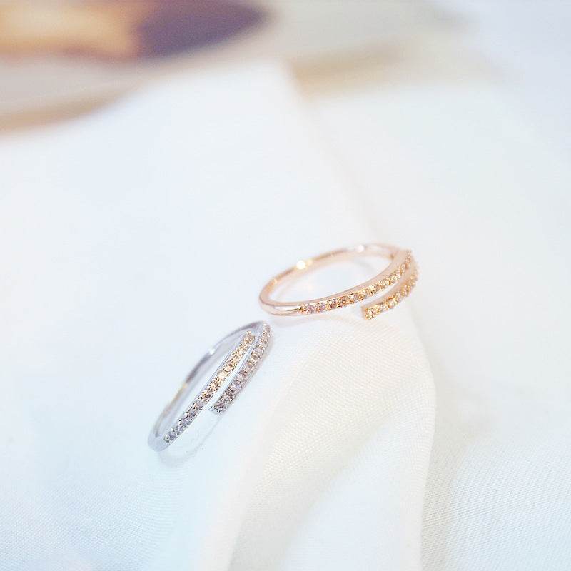 All-match exquisite zircon opening adjustable ring - MYLUXURY LANE ENTERPRISE