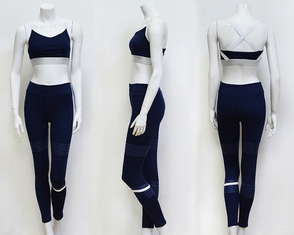 Offset yoga fitness vest trousers - MYLUXURY LANE ENTERPRISE