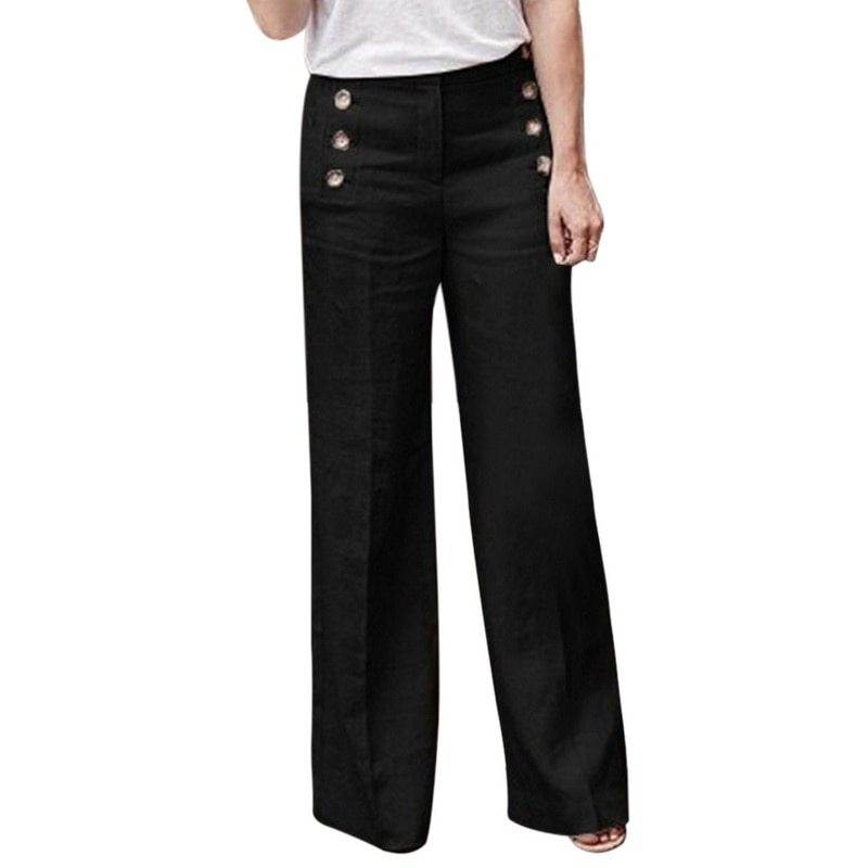 Button wide leg pants - MYLUXURY LANE ENTERPRISE