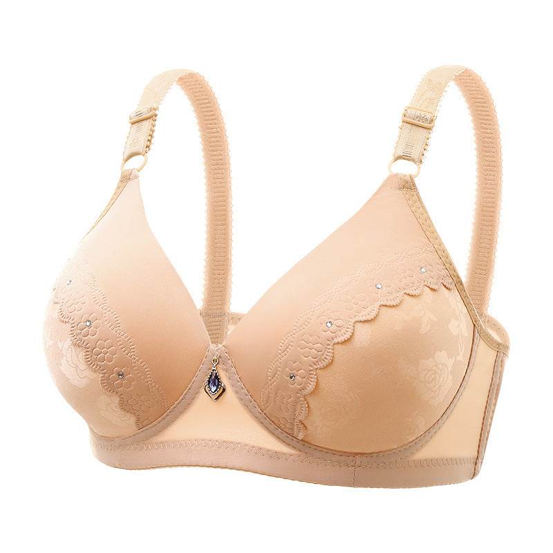 Lace Jacquard Comfortable Thin Bra - MYLUXURY LANE ENTERPRISE