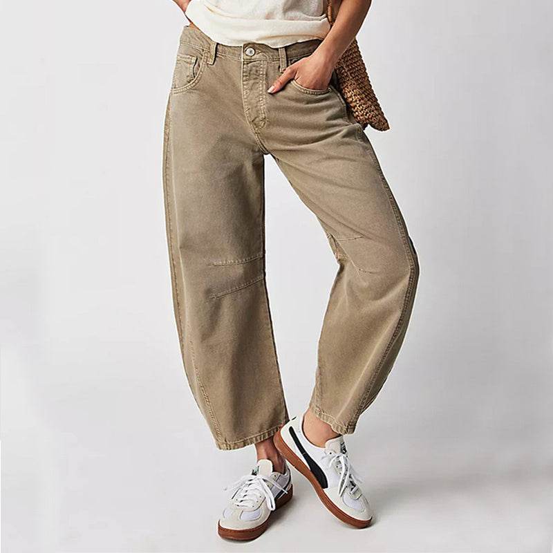 Fashion Loose Wide-leg Pants Summer Sports Straight Trousers Women's Clothing - MYLUXURY LANE ENTERPRISE