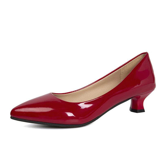 Women's Black Formal Wear Professional Leather Shoes - MYLUXURY LANE ENTERPRISE