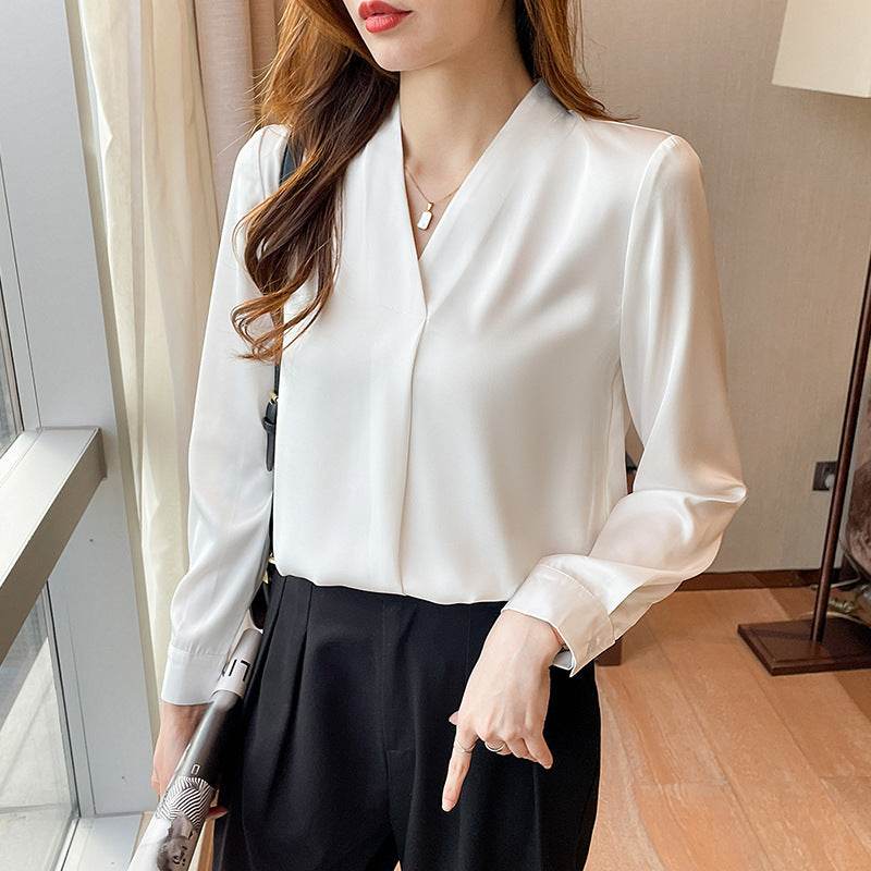 French Satin Top Women's Thin Design - MYLUXURY LANE ENTERPRISE