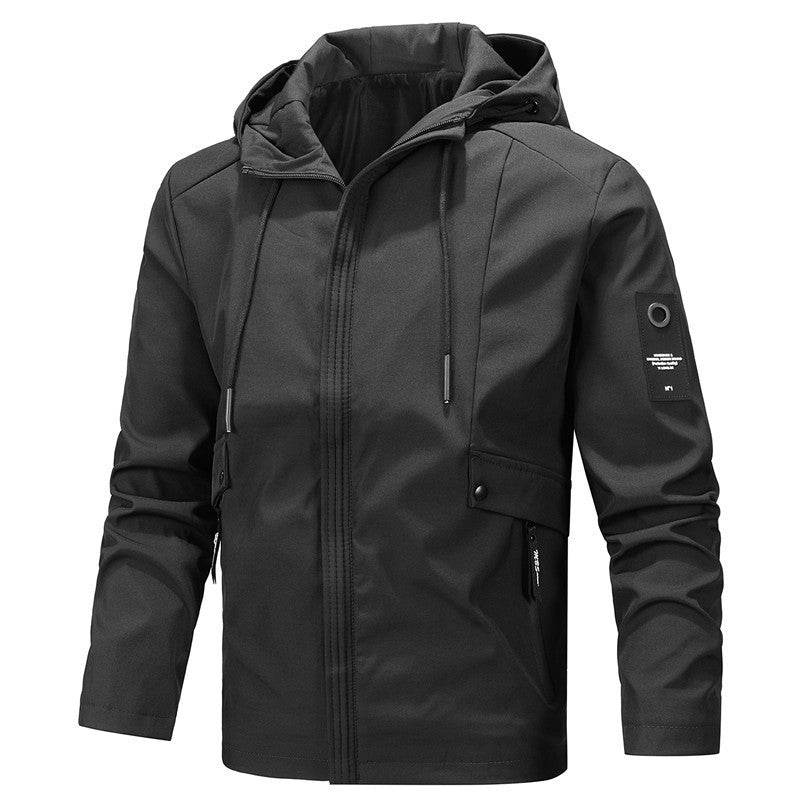 Men's Fashion Casual Solid Color Jacket - MYLUXURY LANE ENTERPRISE