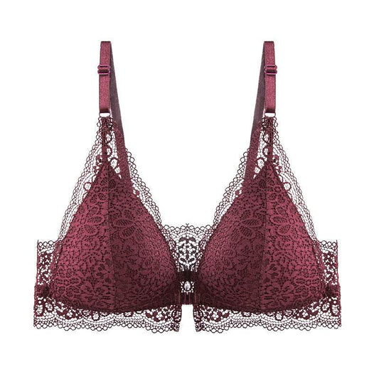 Flat small chest sexy thin no steel ring bra - MYLUXURY LANE ENTERPRISE