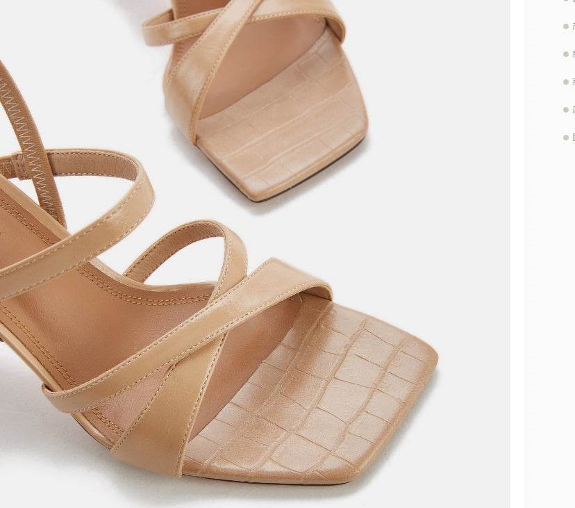 Women's Accessories Open-toe High-heel Sandals For Spring And Summer - MYLUXURY LANE ENTERPRISE