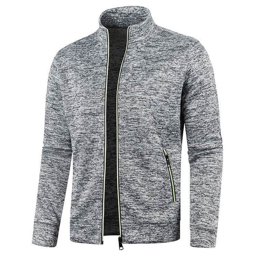 Men's Long Zipper Knitted Jacket - MYLUXURY LANE ENTERPRISE