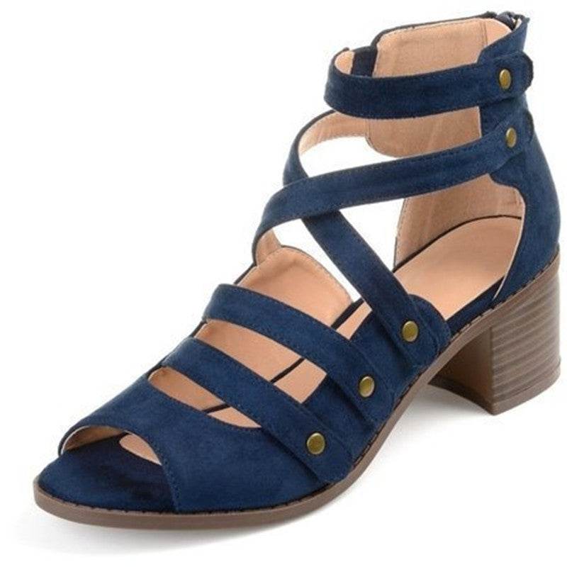 Oversized stud sandals - MYLUXURY LANE ENTERPRISE