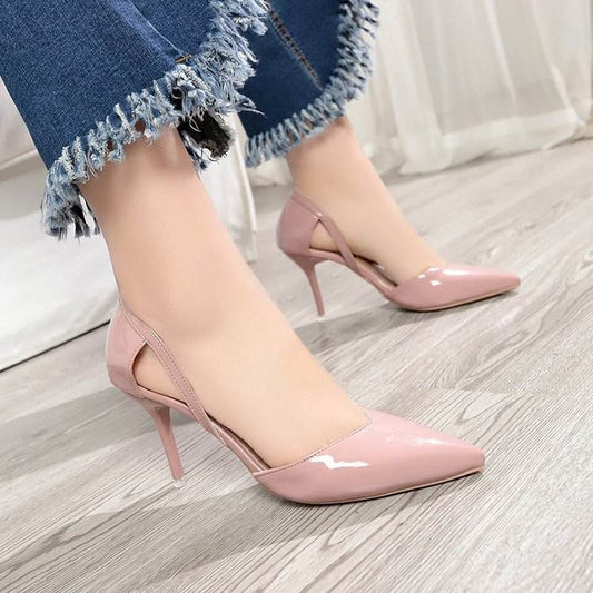Pointed shallow mouth stiletto heels - MYLUXURY LANE ENTERPRISE
