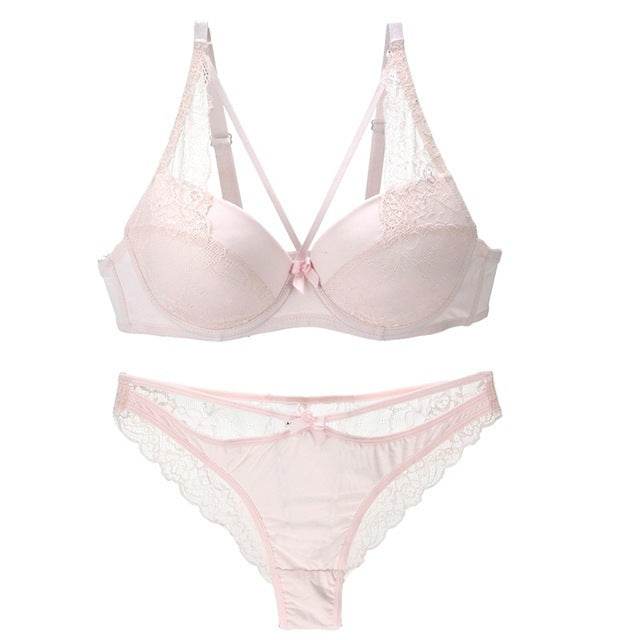 Women's Lace Bra Panties Set - MYLUXURY LANE ENTERPRISE