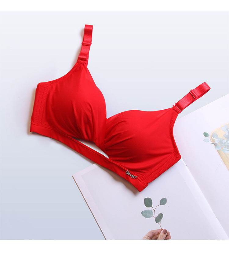 No traces and no steel ring gathered girls bra - MYLUXURY LANE ENTERPRISE
