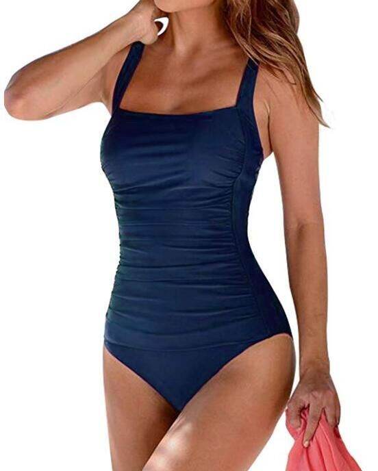 Women's swimwear with solid shoulder straps - MYLUXURY LANE ENTERPRISE