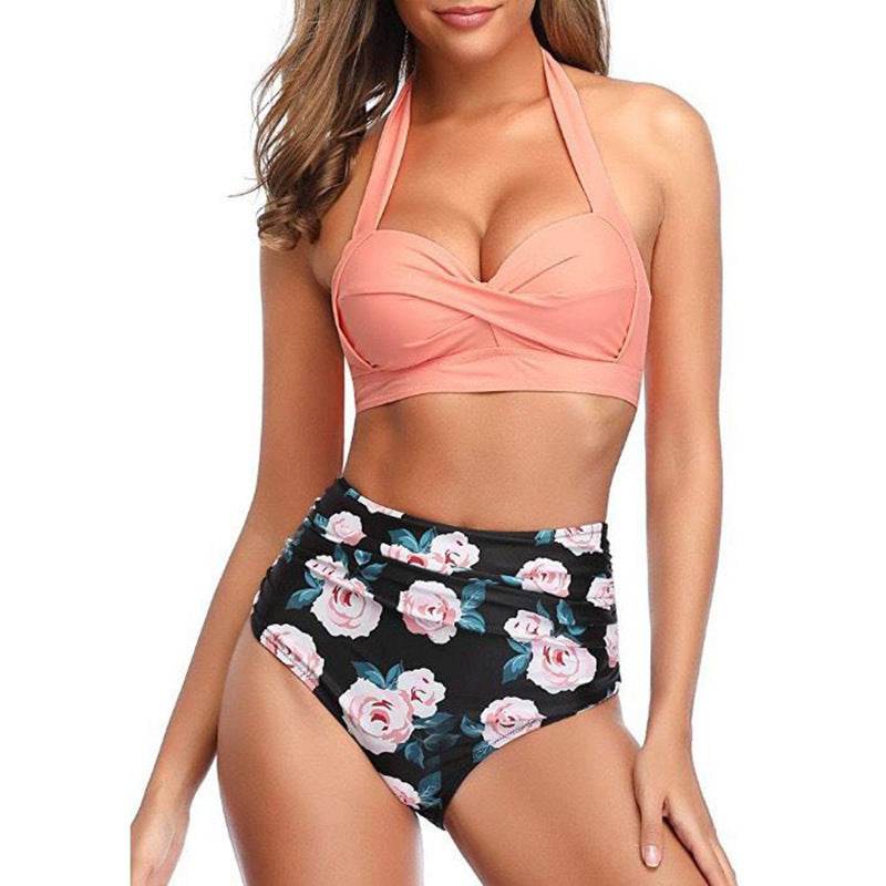 Retro gathered bikini - MYLUXURY LANE ENTERPRISE
