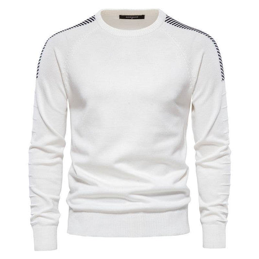 Men Casual Crew Neck Plus Size Sweater - MYLUXURY LANE ENTERPRISE