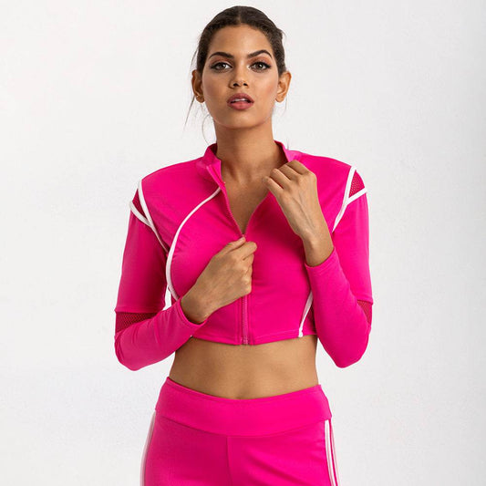 Deep V Sexy Navel T-shirt Hollow Mesh Pants Set - MYLUXURY LANE ENTERPRISE
