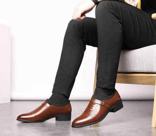 Fashion formal business men's leather shoes - MYLUXURY LANE ENTERPRISE