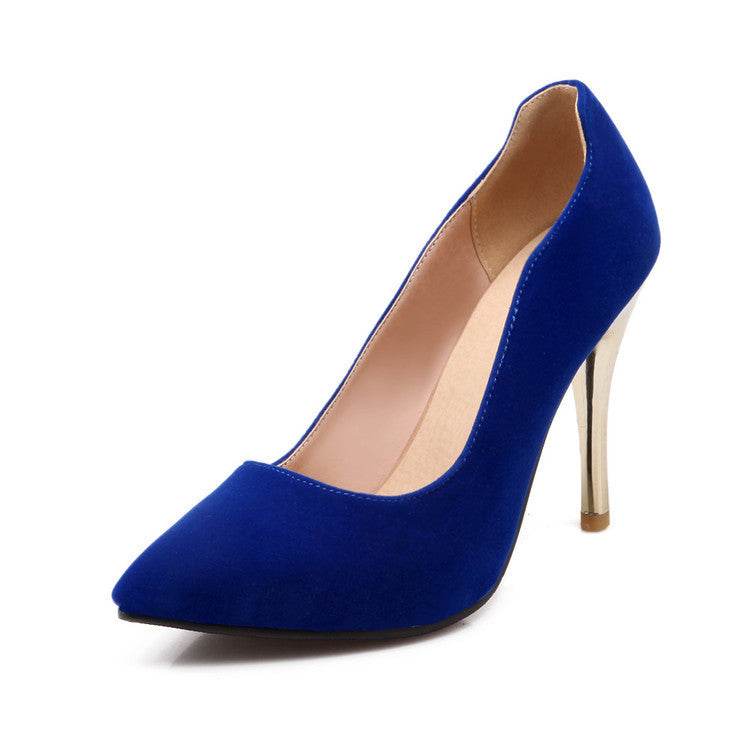 Suede nubuck high heels - MYLUXURY LANE ENTERPRISE