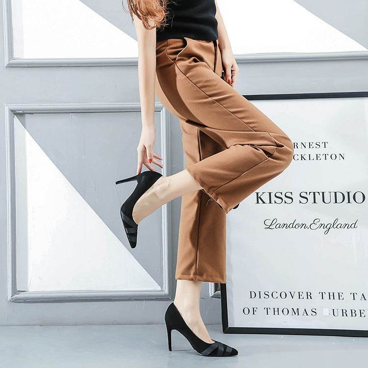Shallow Mouth Pointed Super High Heel Women's Shoes - MYLUXURY LANE ENTERPRISE
