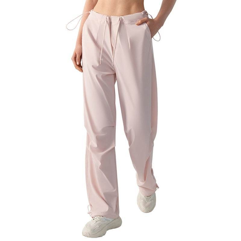 Women's Fashionable Loose Drooping Straight-leg Pants Breathable Trousers - MYLUXURY LANE ENTERPRISE