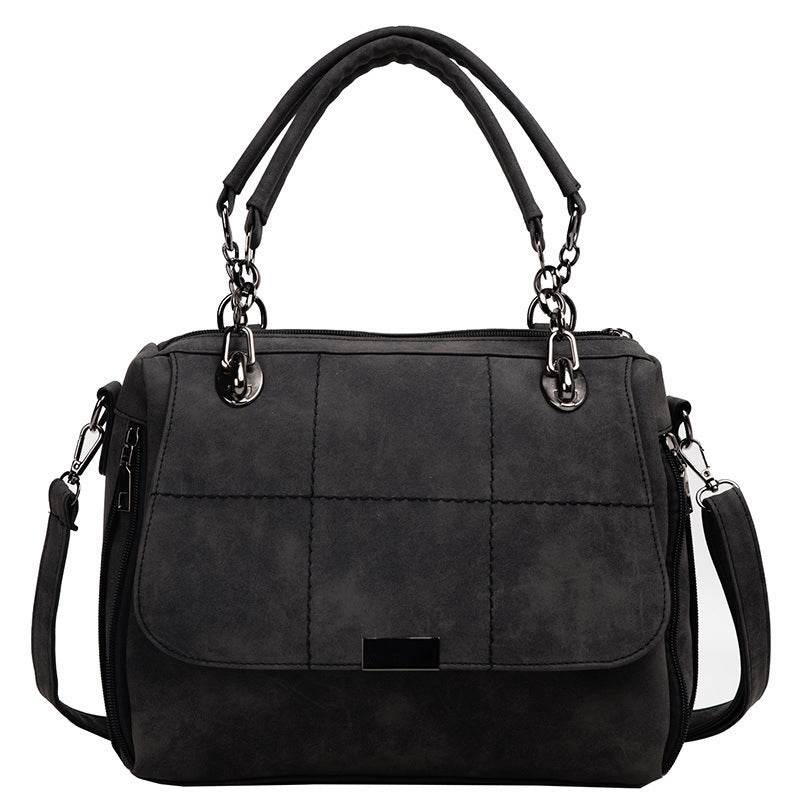 Matte Women Scrub Female Shoulder Bags Large Capacity Matcha Green PU Leather Lady Totes Boston Bag for Travel Hand Bags - MYLUXURY LANE ENTERPRISE