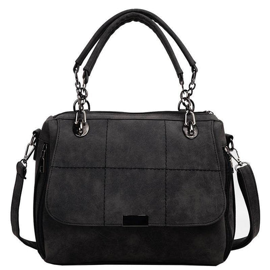 Matte Women Scrub Female Shoulder Bags Large Capacity Matcha Green PU Leather Lady Totes Boston Bag for Travel Hand Bags - MYLUXURY LANE ENTERPRISE