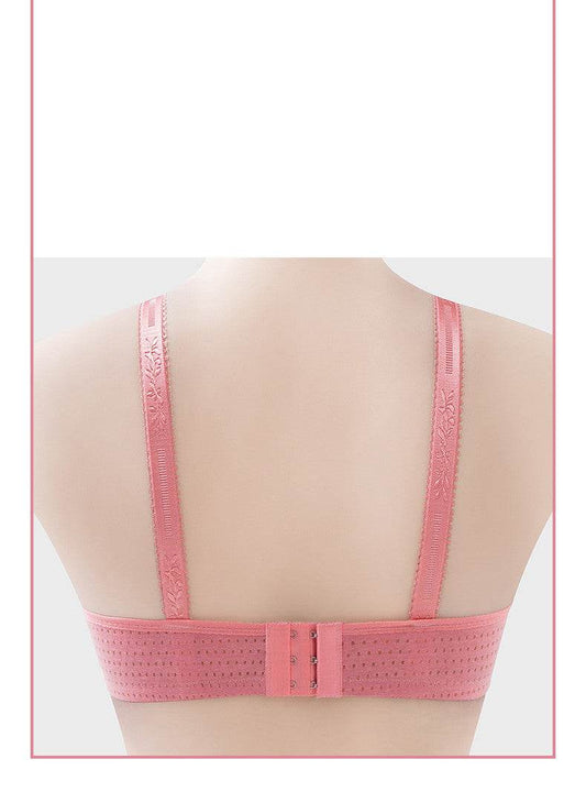 Natural Traditional Thin Mold Cup Green Women's Seamless Breathable Underwear Bra - MYLUXURY LANE ENTERPRISE