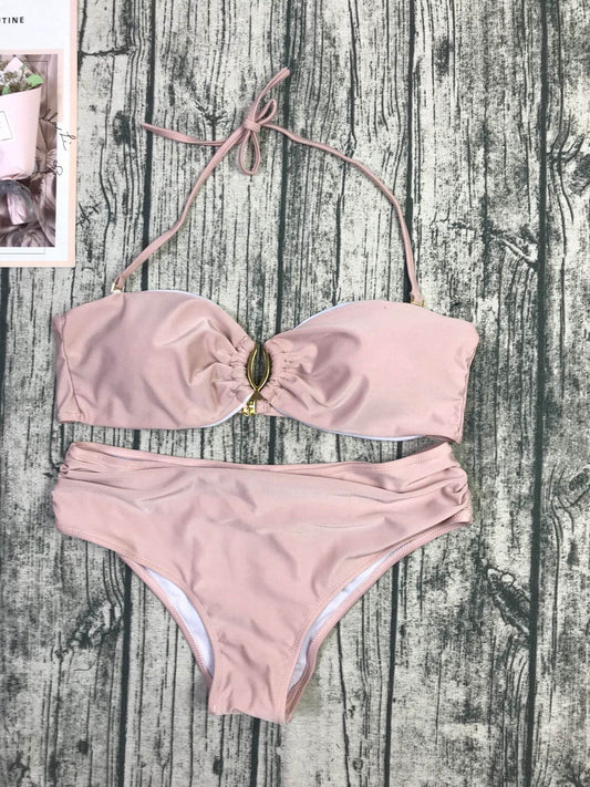 Swimsuit Tube Top Bandage Bikini Bikini Swimsuit - MYLUXURY LANE ENTERPRISE