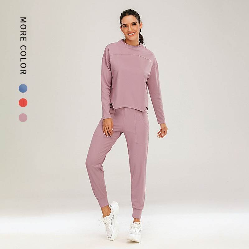Women's Casual Fitness Wear Yoga Pants Suit - MYLUXURY LANE ENTERPRISE
