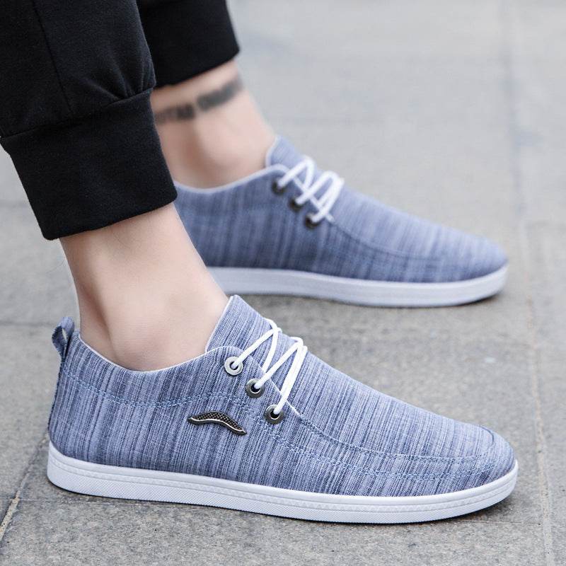 Men's Casual All-match Low-top Canvas Shoes - MYLUXURY LANE ENTERPRISE