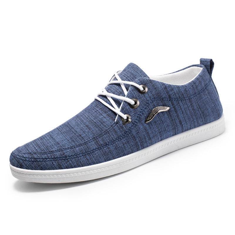 Men's Casual All-match Low-top Canvas Shoes - MYLUXURY LANE ENTERPRISE