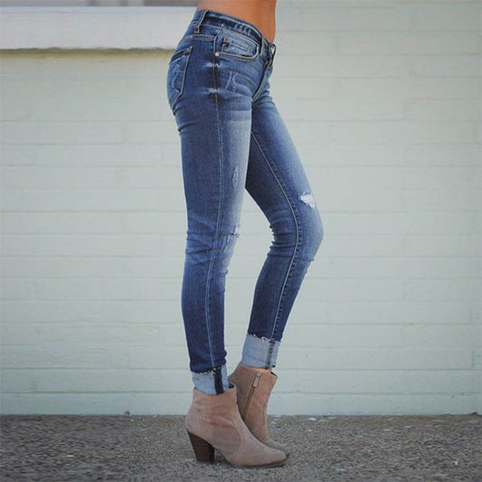 Jeans Women's Slim Slimming Sexy Women's Trousers - MYLUXURY LANE ENTERPRISE