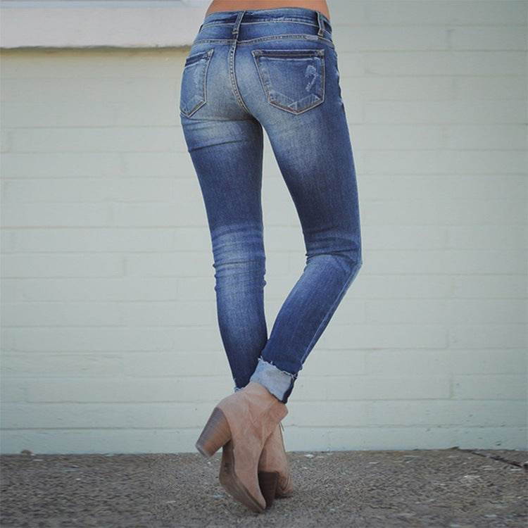 Jeans Women's Slim Slimming Sexy Women's Trousers - MYLUXURY LANE ENTERPRISE