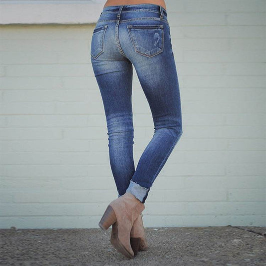 Jeans Women's Slim Slimming Sexy Women's Trousers - MYLUXURY LANE ENTERPRISE