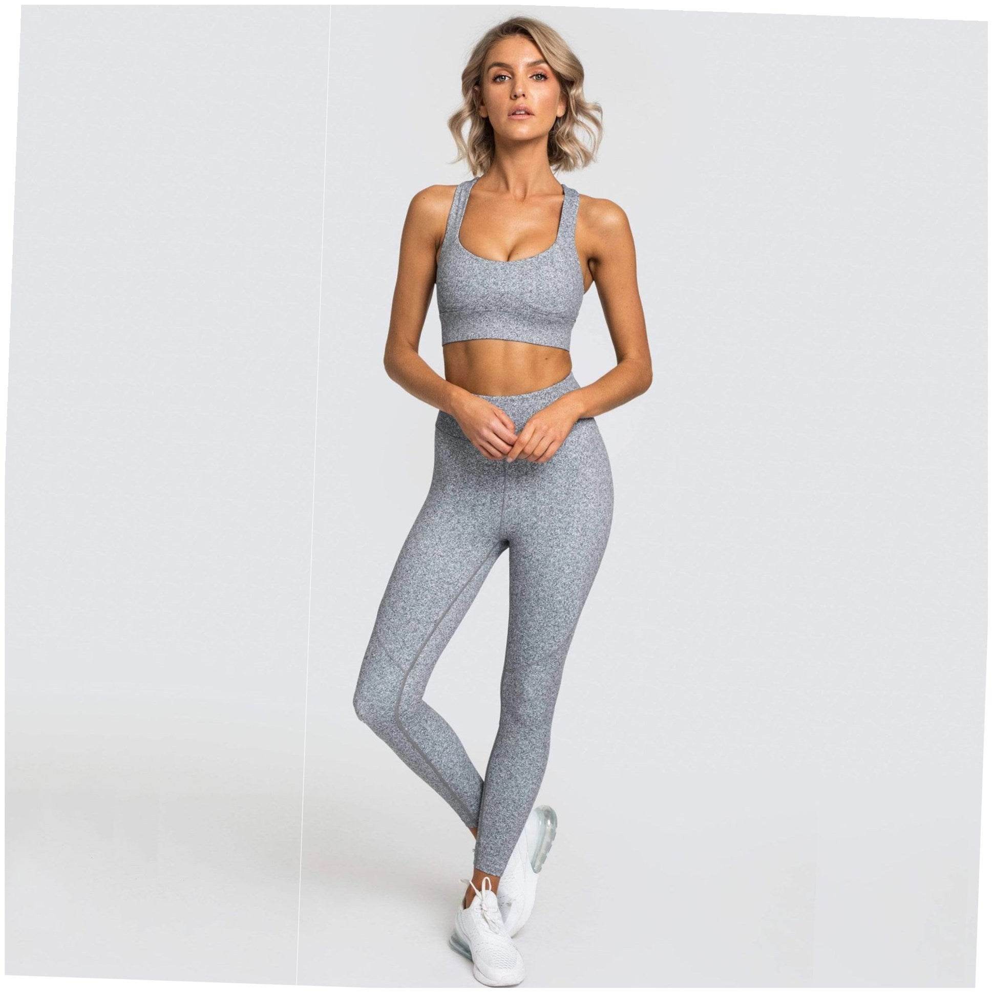 Pure Color Yoga Wear Sports Suit - MYLUXURY LANE ENTERPRISE