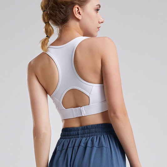 Fitness Yoga Vest Bra Shock Absorption Bra - MYLUXURY LANE ENTERPRISE